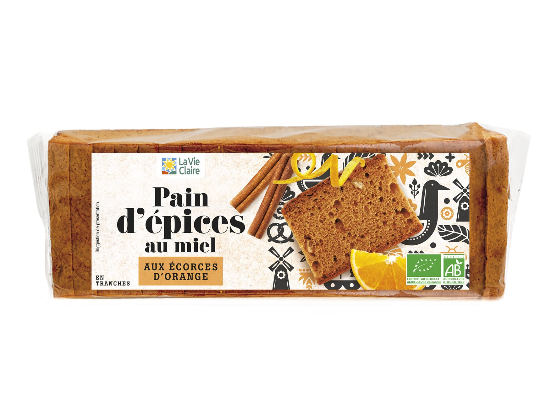 Pain d épices miel et écorces d oranges bio La vie claire