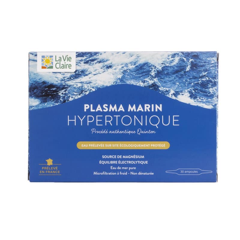 Plasma marin hypertonique - 30 ampoules