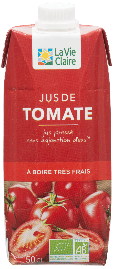 Jus de tomate bio