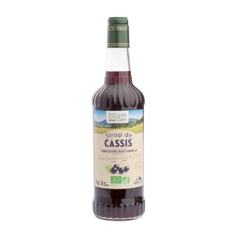 Sirop de cassis bio