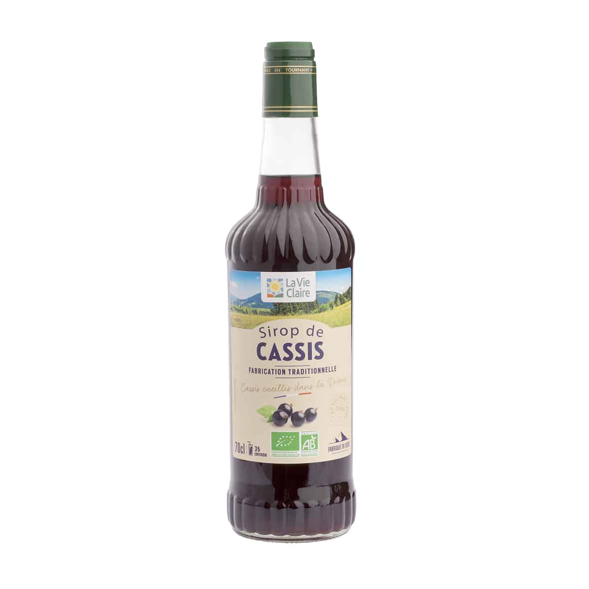 Sirop de cassis bio