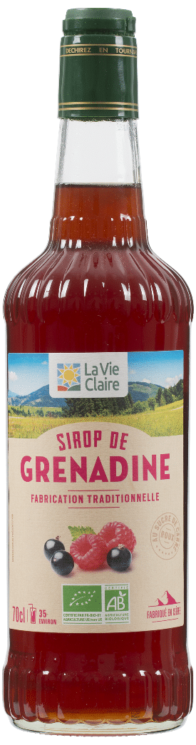 Sirop de grenadine bio