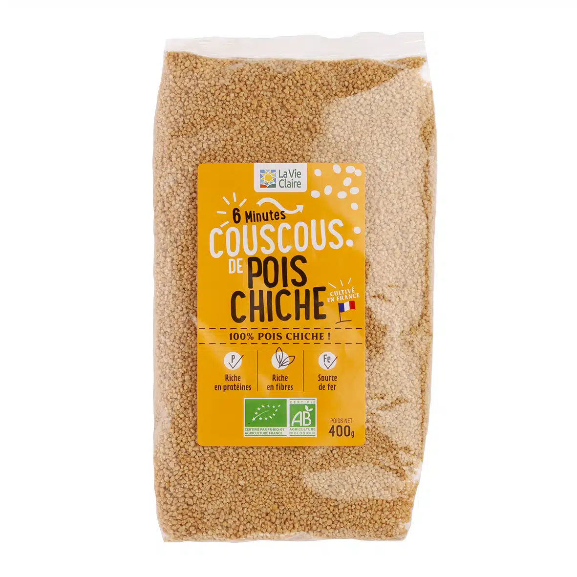 Couscous de pois chiches bio