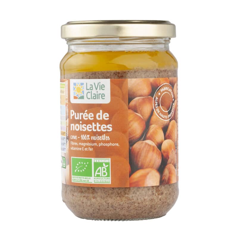 Purée de noisette bio