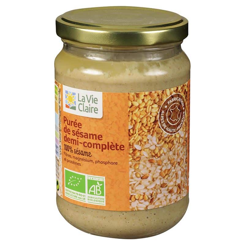 Purée de sésame 1/2 complet bio