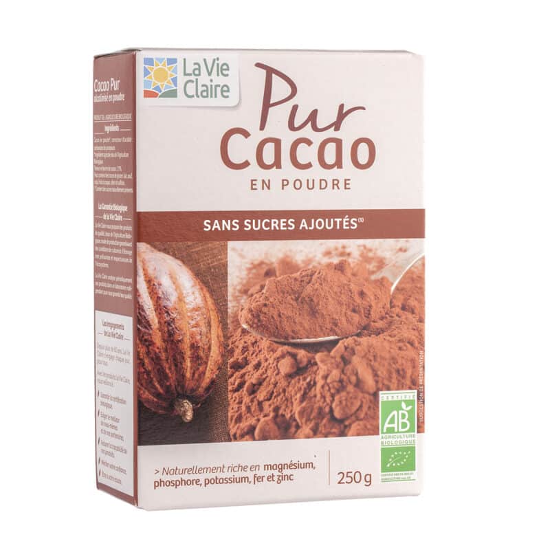 Pur cacao en poudre bio