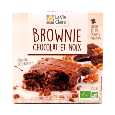 Brownie au chocolat et noix bio