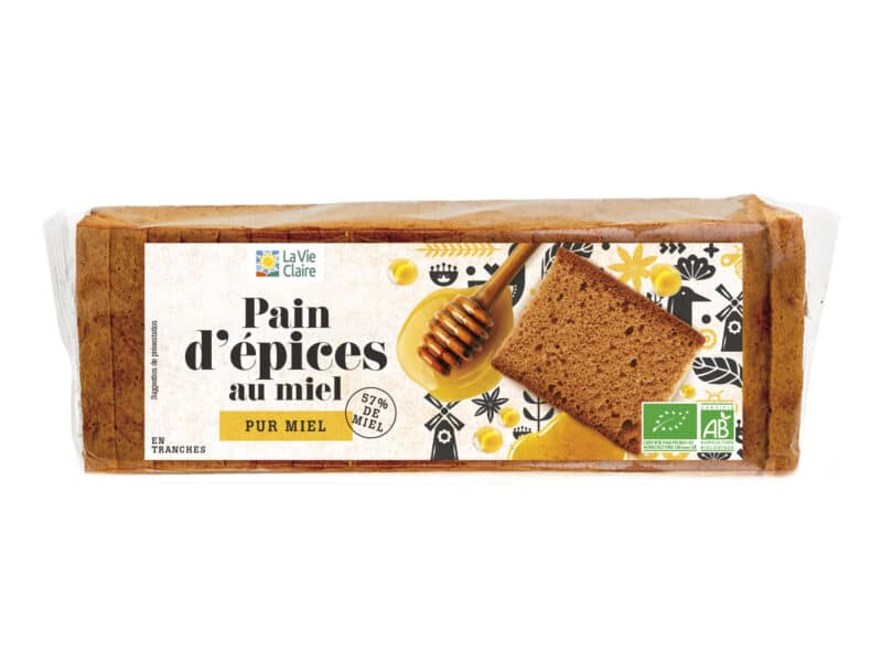 Pain d'épices pur miel bio