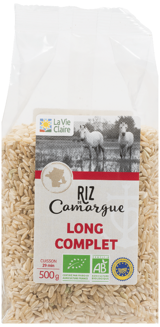 Riz Camargue long complet bio