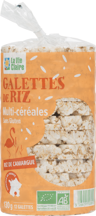 Galettes de riz multi-céréales bio