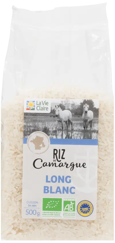 Riz Camargue long blanc bio