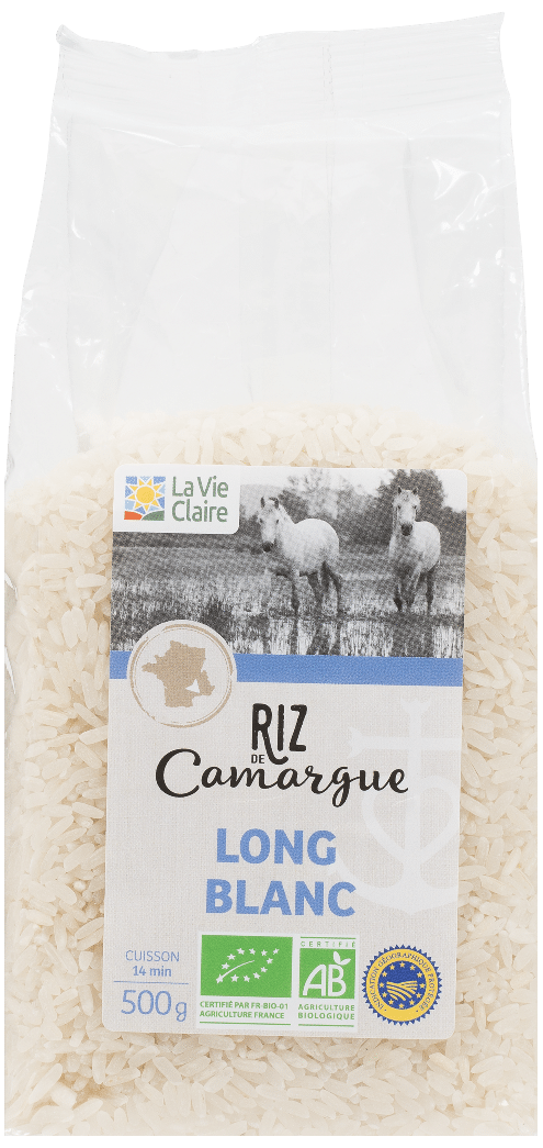 Riz Camargue long blanc bio