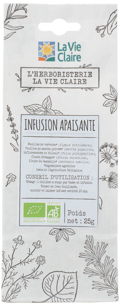 Infusion apaisante bio