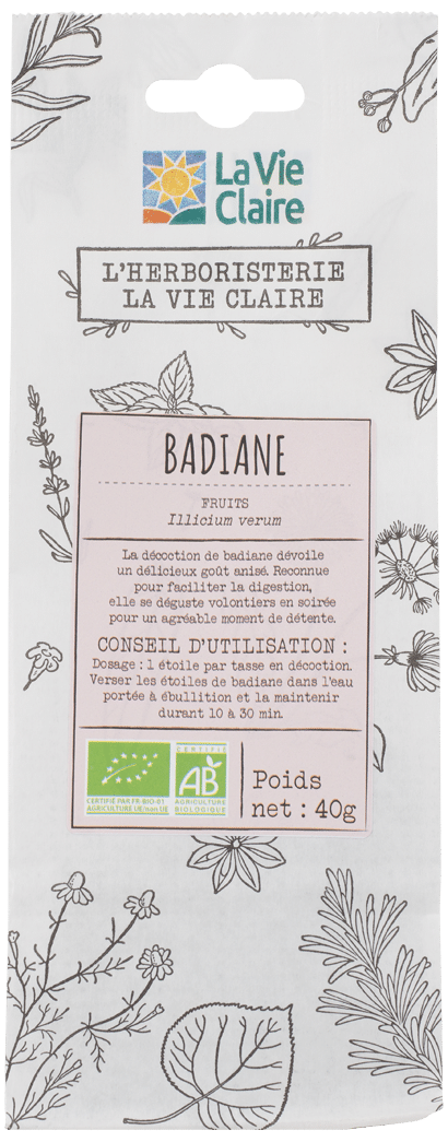 Badiane fruits bio