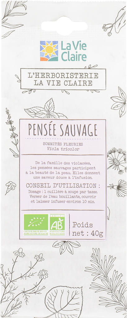 Pensée sauvage plante bio