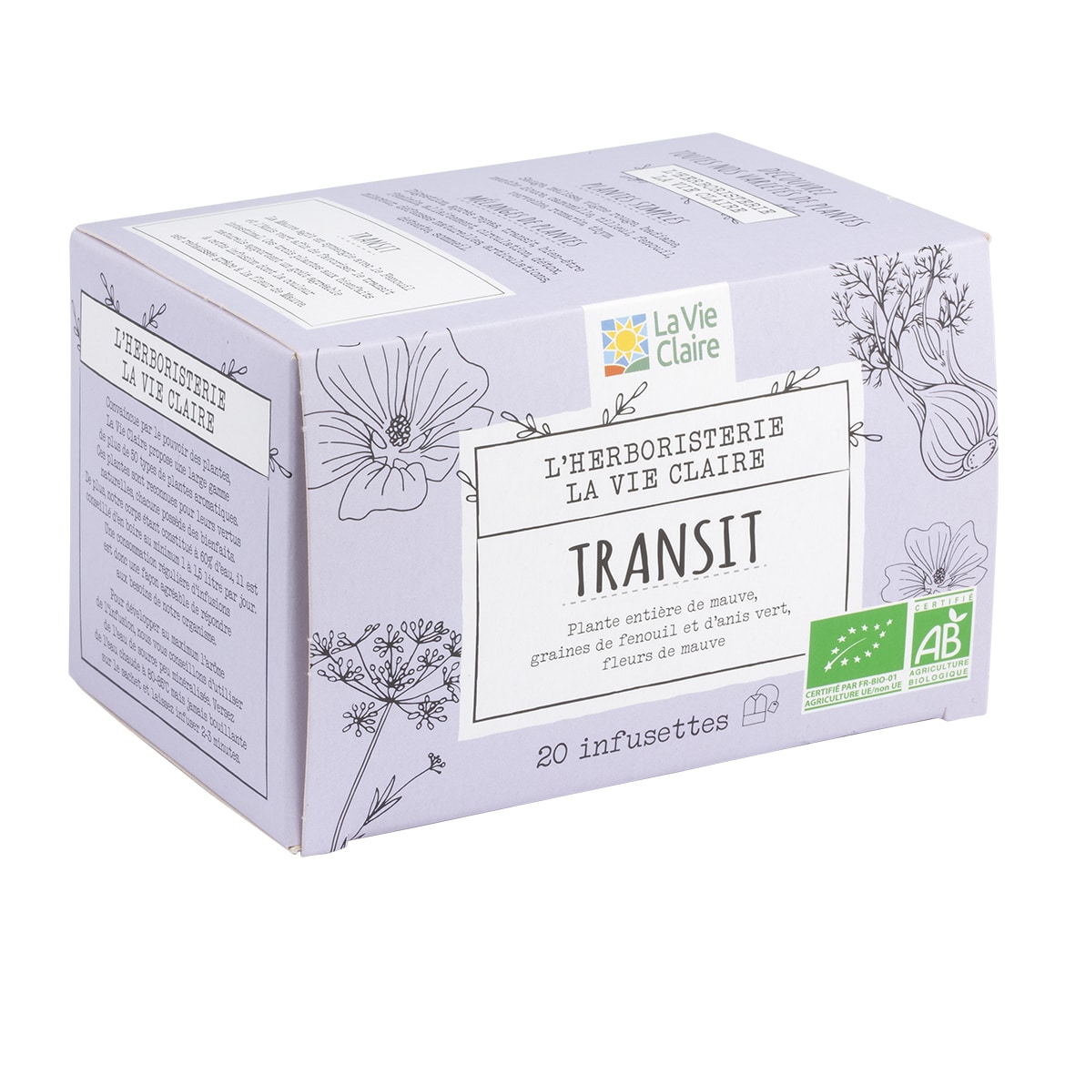 Tisane Transit Bio - plantes en Vrac