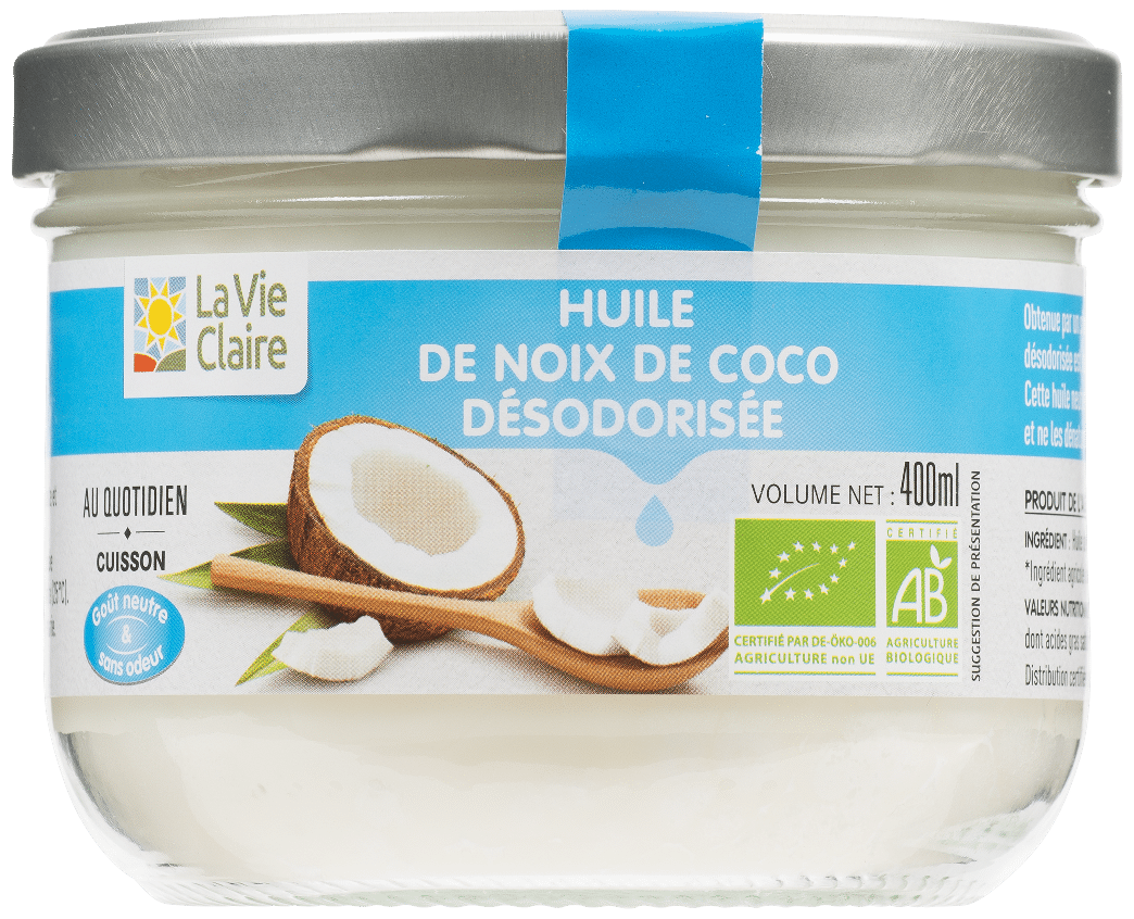 Huile de Coco Désodorisée – Cha's Organics