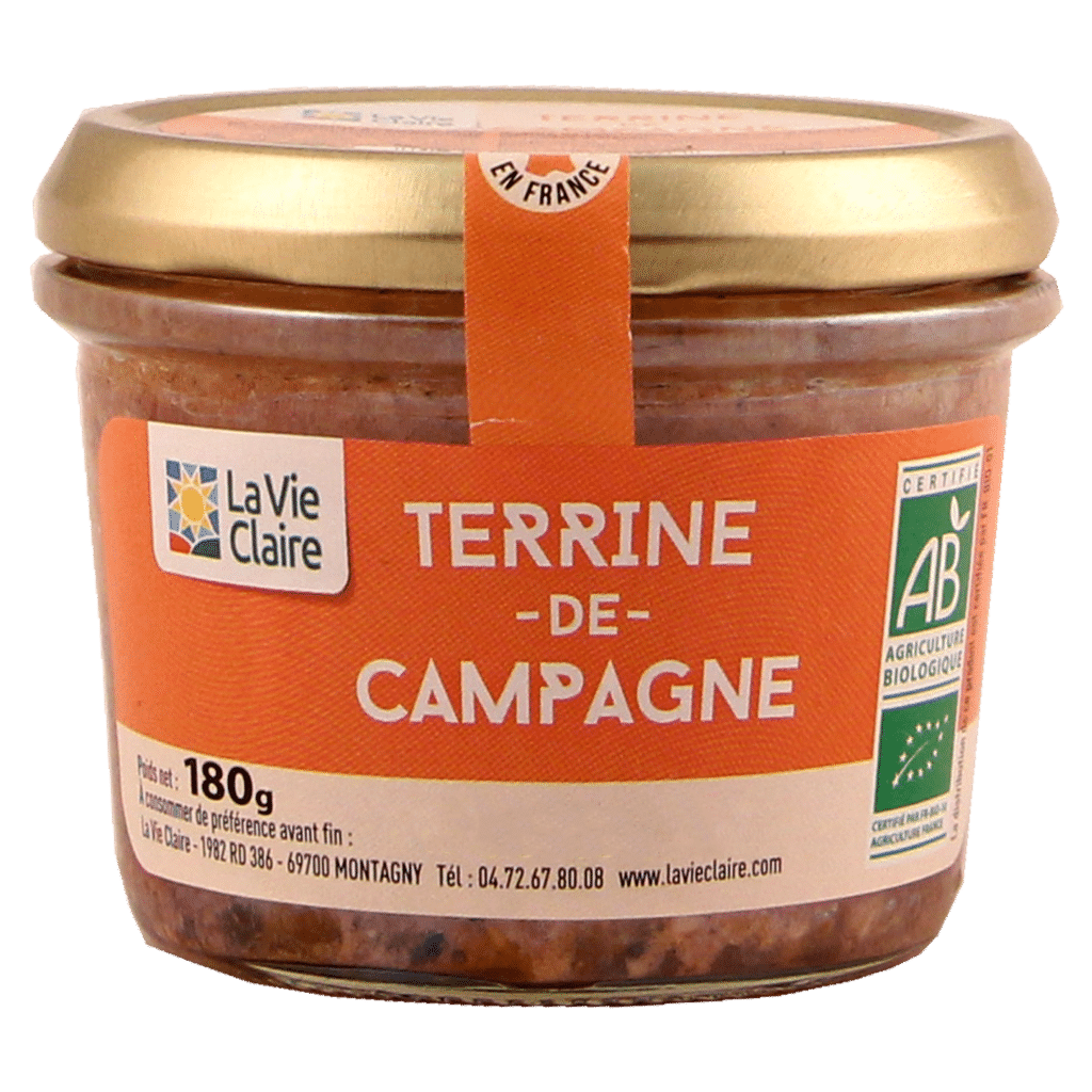 Terrine de campagne bio La vie claire