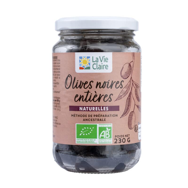 Olives noires naturelles bio