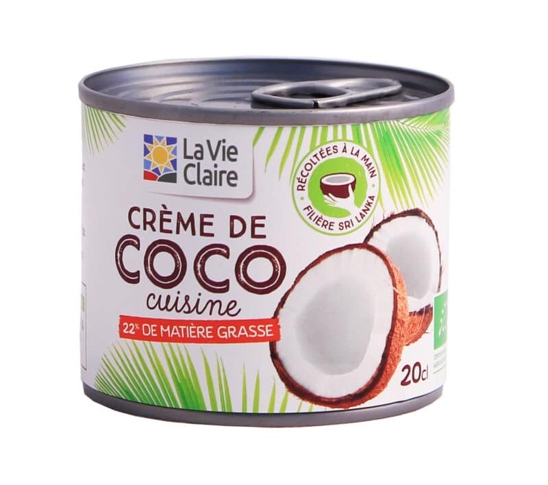 Crème de coco bio