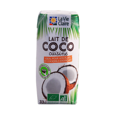 Lait coco cuisine bio