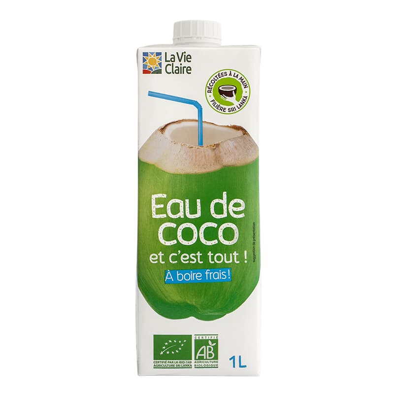 Eau de coco bio