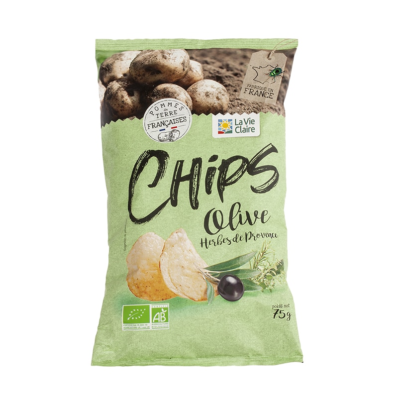 Chips olive herbes de provence bio