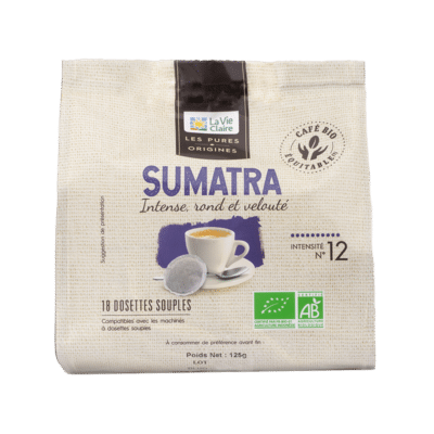Dosettes café Sumatra bio