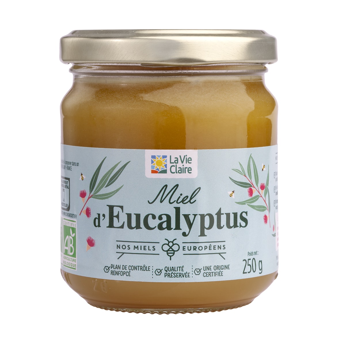 Miel d'eucalyptus bio