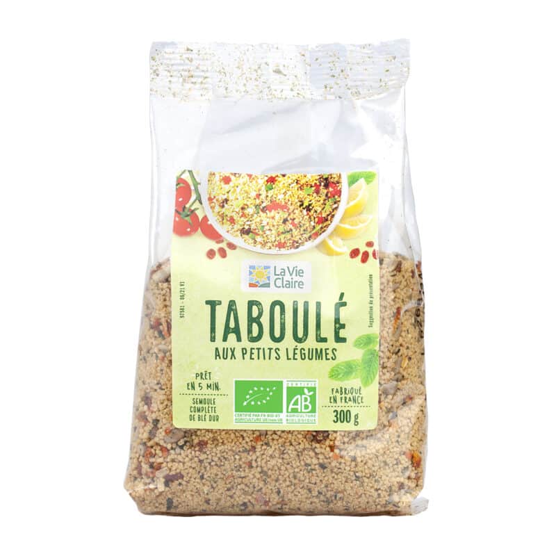 Taboulé aux petits légumes bio