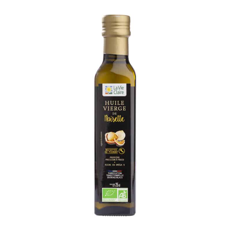 Huile vierge de noisette Piemont bio