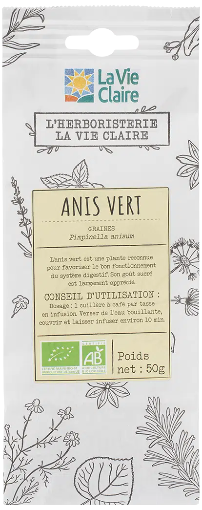 Anis vert 1 Kg POUDRE Pimpinella anisum - France Herboristerie