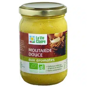 Moutarde douce aux aromates bio