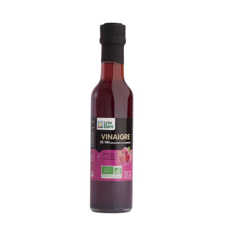 Vinaigre de vin aromatisé à la framboise bio