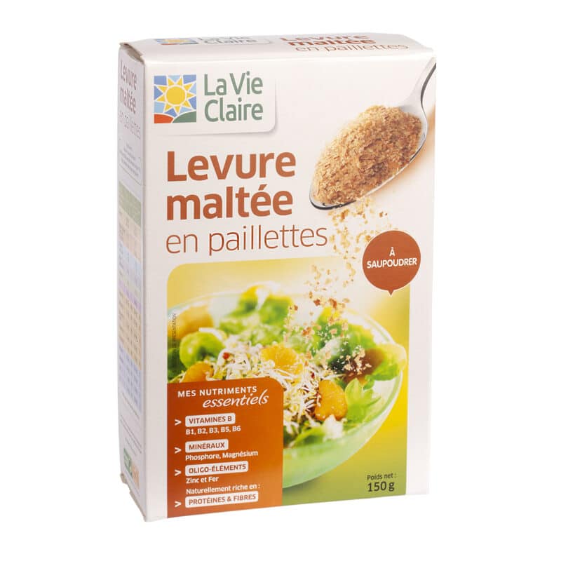 Levure maltée en paillettes