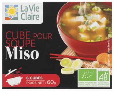 Cube pour soupe Miso bio