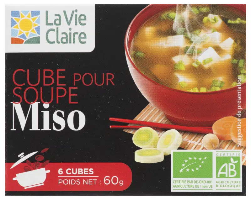 Cube pour soupe Miso bio