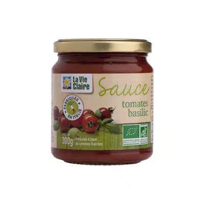 Sauce tomate basilic bio