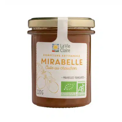 Confiture artisanale de mirabelle bio (origine France)