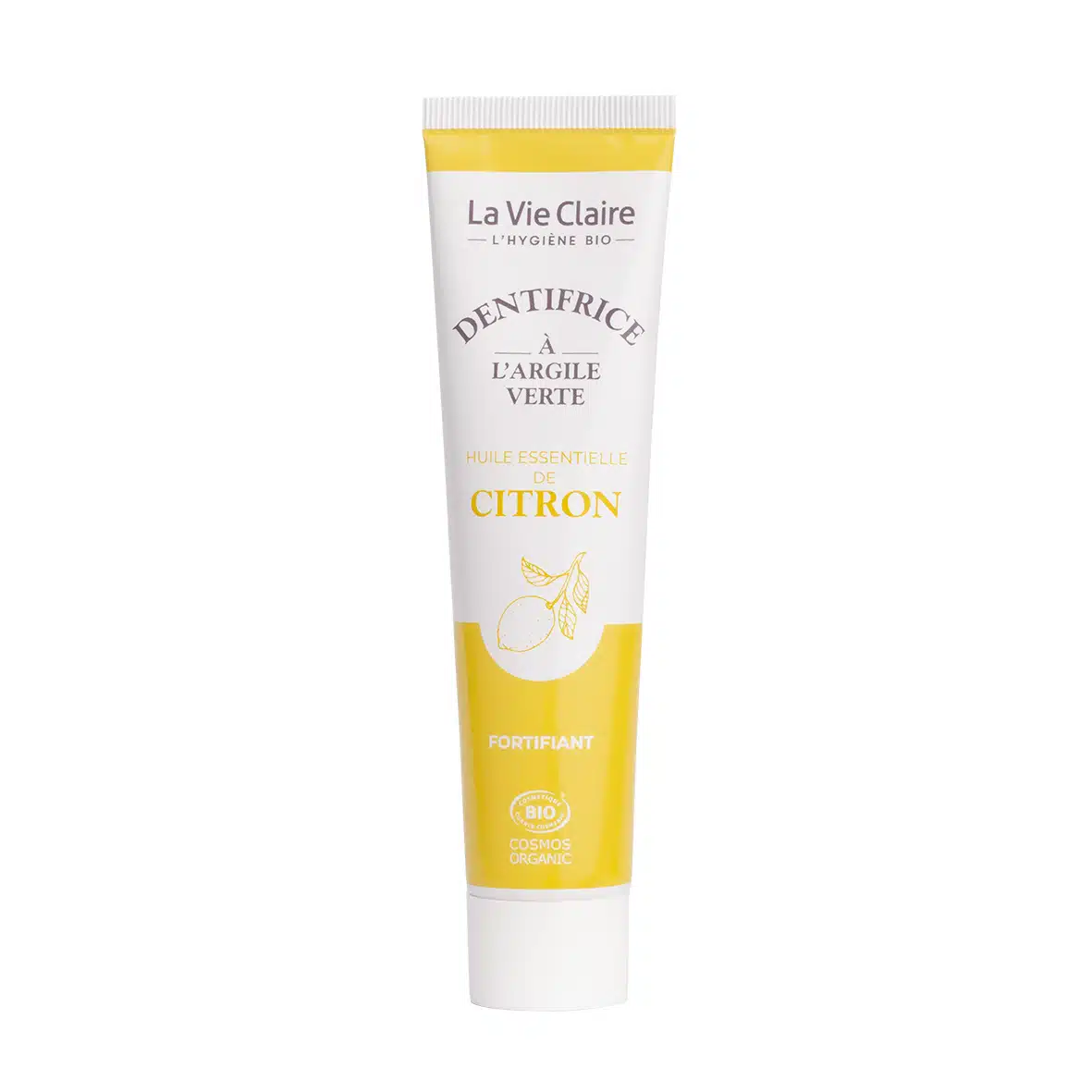 Dentifrice argile verte citron