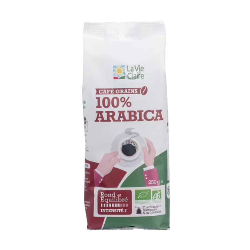 Café pur Arabica en grains bio