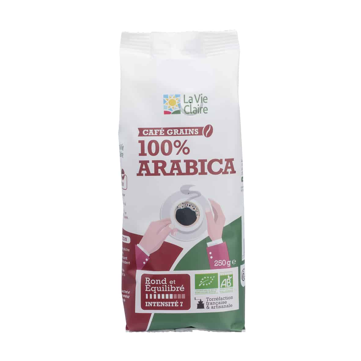 CAFE 100% ARABICA GRAINS 500 grs - Acheter vos produits BIO en
