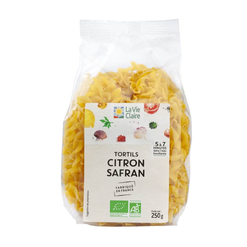 Tortils citron safran bio