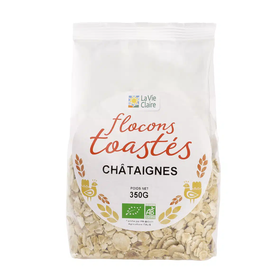 Flocons de châtaignes bio