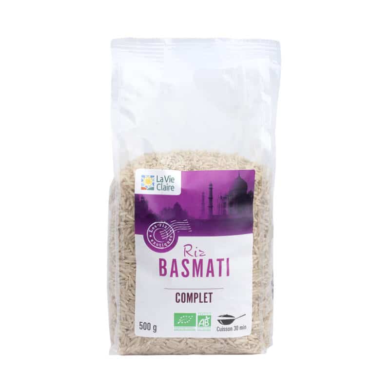 Riz basmati complet bio