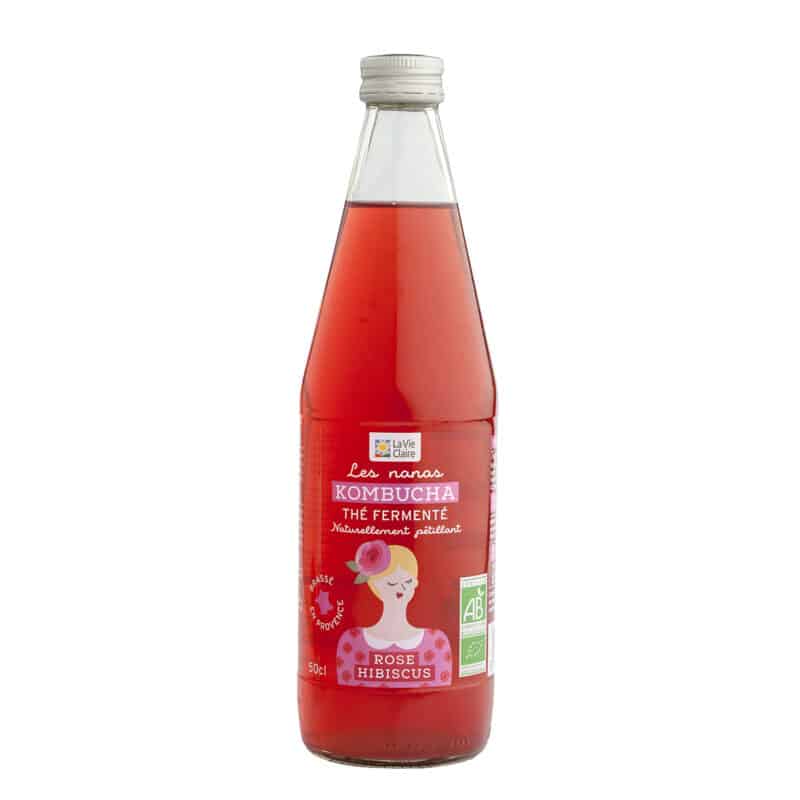 Kombucha rose hibiscus bio