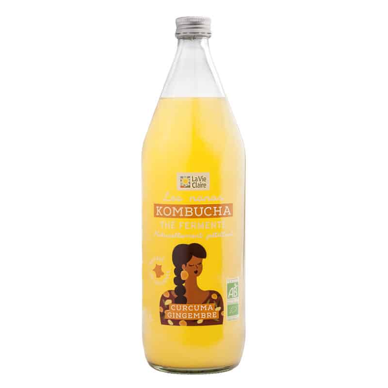 Kombucha curcuma gingembre bio