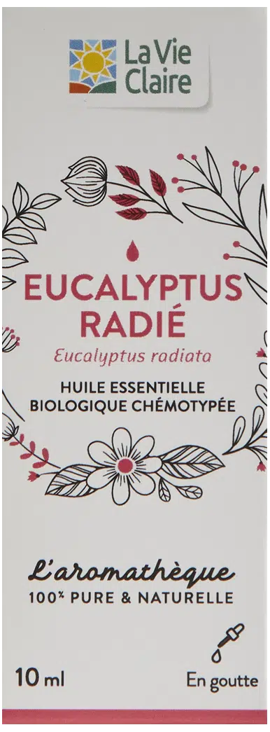 Huile essentielle d'Eucalyptus bio chémotypée
