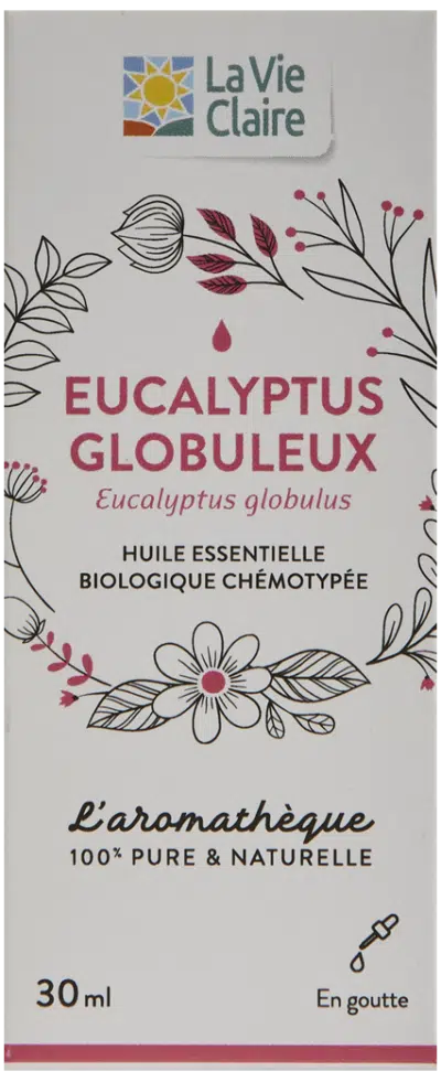 Huile essentielle d'eucalyptus globuleux bio