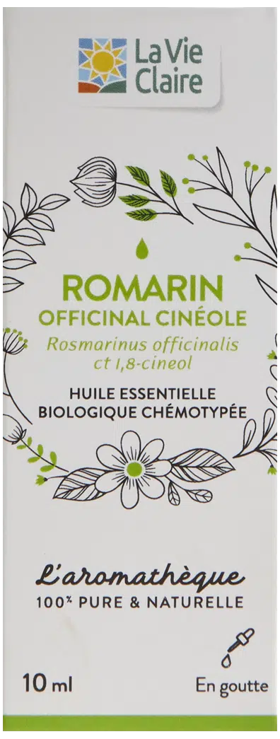 Romarin ct. 1,8-cinéole (Rosmarinus officinalis) huile essentielle